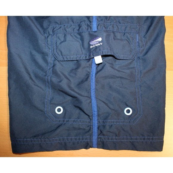 Mens Old Navy Drawstring Surf Swim Suit Board Shorts Trunks Small Blue Beach - Picture 3 of 6